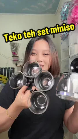 teko teh set #miniso #tekoteh #tekoset #tekotehset #yuspastore 