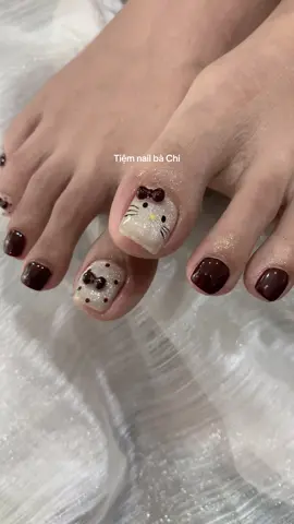 Hello kitty nail #nail #nailkitty #nailchan 