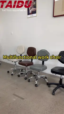 💺 Upgrade Your Workspace with the 2025 Multi-Functional Ergonomic Chair! Say goodbye to back pain and hello to all-day comfort ✨ This chair is designed for professionals who demand both style and performance 👇 ✅ Ergonomic 2025 Design – Supports long hours of focus & precision. ✅ Wide Use – Ideal for dentistry, tattoo studios, beauty salons, barbershops & creative studios. ✅ Fully Adjustable – Height & backrest adapt perfectly to your posture (even reverse sitting!). ✅ SGS Certified – Explosion-proof gas lift ensures smooth & safe movement. ✅ Built to Last – Choose between electroplated or nylon base for extra durability. ✅ Premium Comfort – Thick, soft cushion for maximum support. ✅ Rolls Smoothly – Silent wheels, effortless mobility. ✅ Stylish Options – Glossy black, beige, bright gray, or bright brown 🤍🖤🤎 💡 Work smarter, sit better, feel amazing. #taidu #tattoo #tattoofactory #tattoofurniture #tattooartist #tattoosupplies #tattoostudio #beautystudio #tattoomachine  #tattoolovers #EUwarehouse #USwarehouse #EasyShopping #GlobalLove
