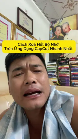 Cách Xoá Bộ Nhớ Trên Capcut  Làm Trống Dung Lượng Bộ Nhớ Điện Thoại  #xuhuong  #capcut 