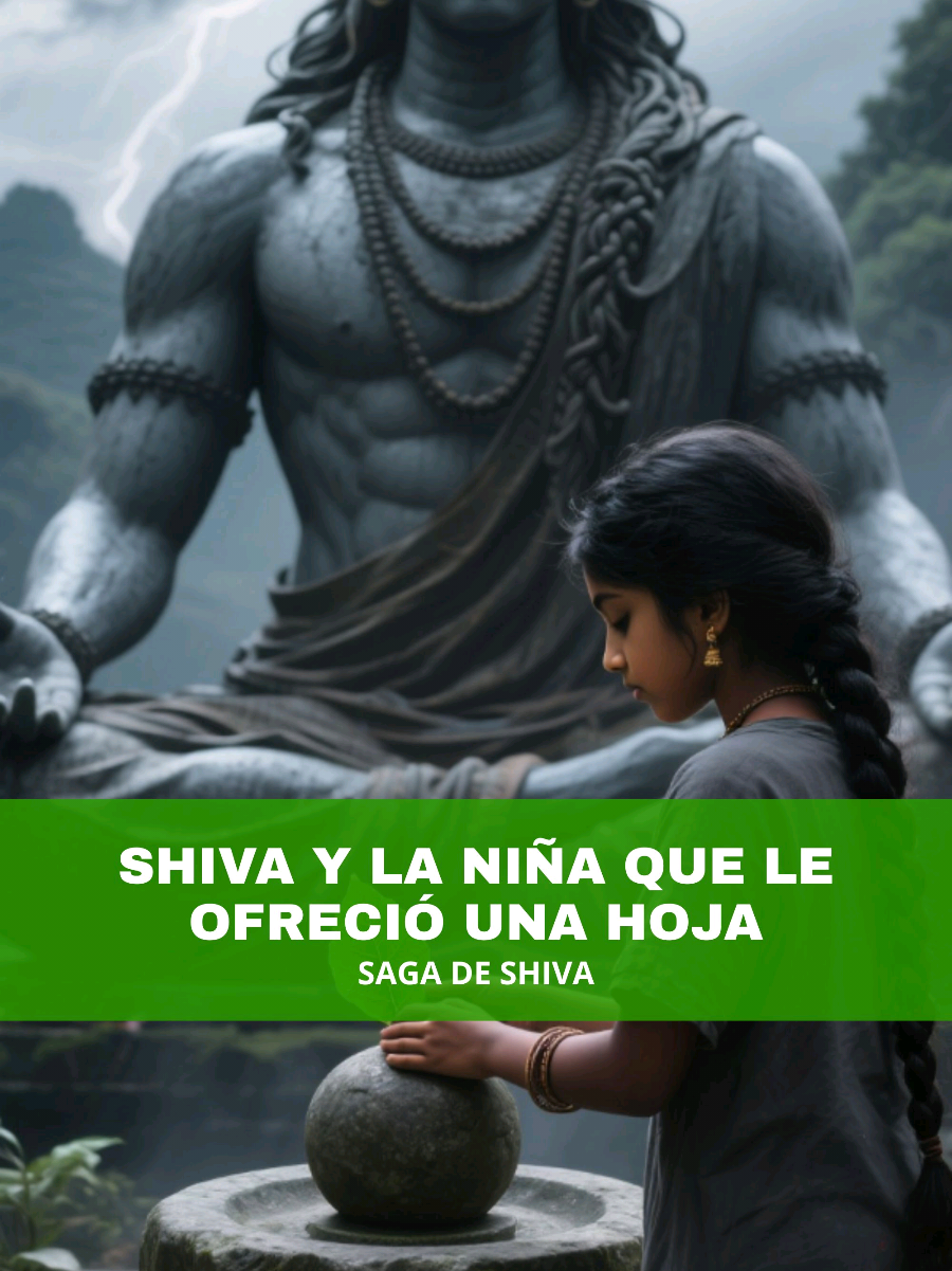 Shiva y la niña que le ofreció una hoja #bermythos #historiasantiguas #mitologiahindu #textossagrados #vedas 