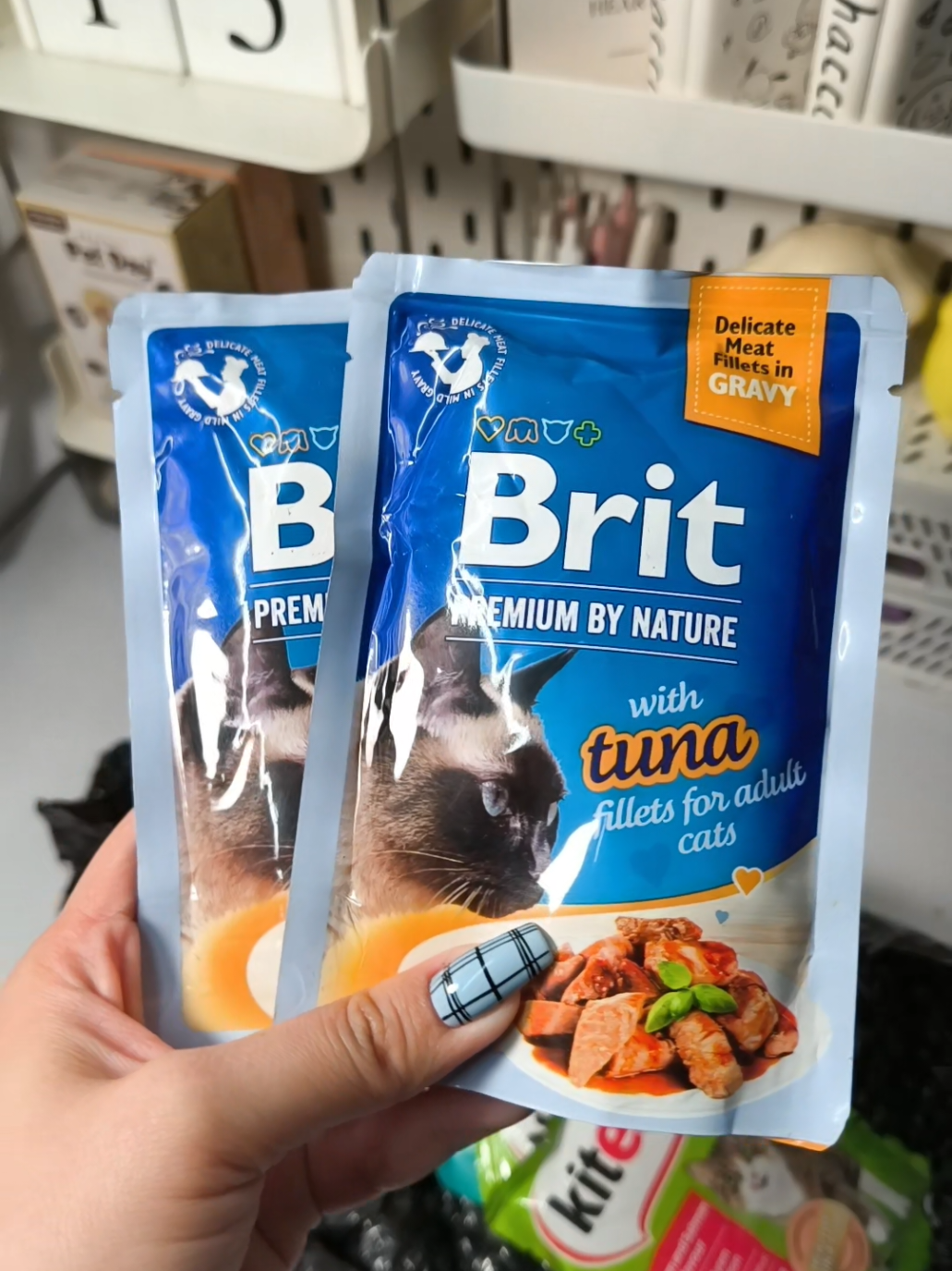 Wet food for our furbabies. Check out na sa basket 🖤 #Catfood #pettreats #brit #petmeal #catbuys 