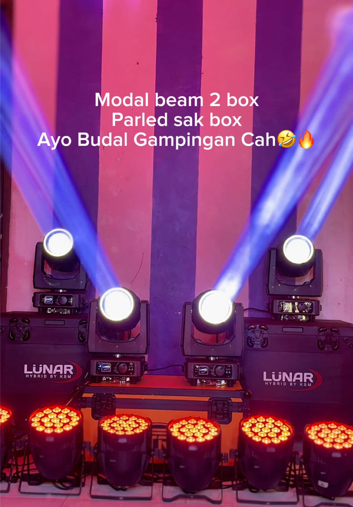 Ayo lek diurunke beam e🤣 #gampingan #allingampingan #lunar #beamlunar #wildanargalighting 