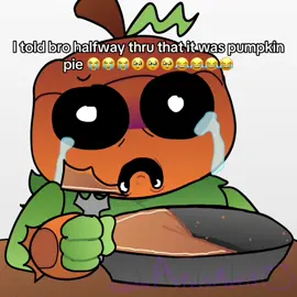 Gourdy eating his own kind… DISGUSTING,, ewww #toonsquid #dandysworld #dandysworldhalloween #gourdy #fypシ 