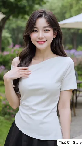 Áo thun Bẹt vai, chất vải cotton lạnh mềm mịn. #aothun #thoitrangnu #xuhuong #viral #thinhhanh 