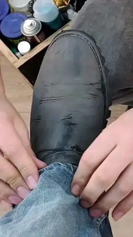 Satisfying Shoe Shine ASMR Transformation  #shoeshine #asmrsounds #satisfying 