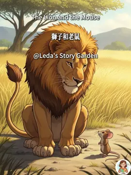 【睡前故事 Bedtime Story】《狮子和老鼠》| 儿童英语绘本 English Picture Book #儿童英语 #英语口语 #英文故事 #英语绘本