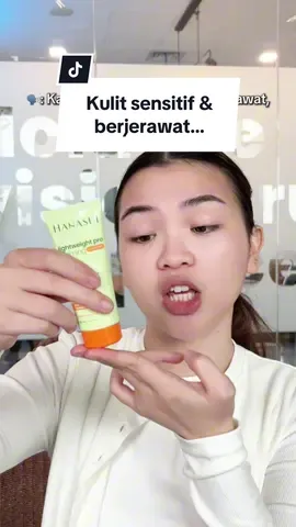 Hayoo yang kulitnya sensitif dan berjerawat, masih suka skip Moisturizer dan Sunscreen gak nih?👀 #Hanasui #HanasuiSkincare #HanasuiSunscreen #HanasuiMoisturizer #LightweightSunscreen 
