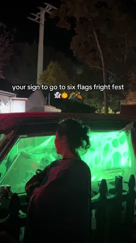 #halloween this is your sign to go to six flag freight fest!