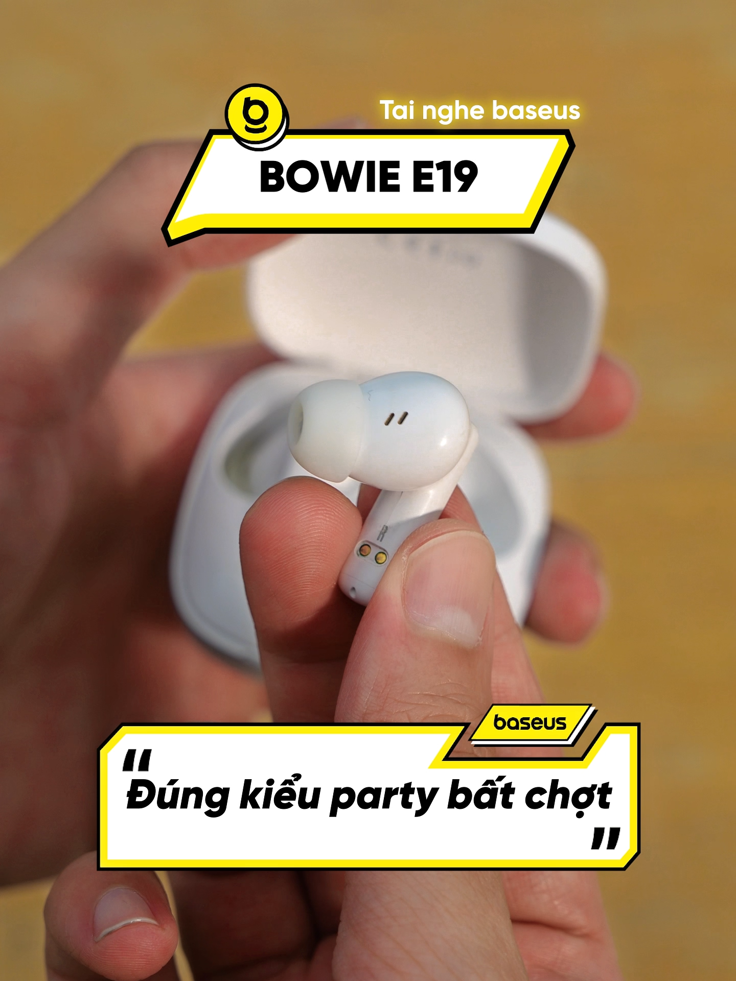 Dòng tai nghe chuyên dùng để nghe nhạc,xem phim,đàm thoại và dung lượng pin trâu của Baseus đây #baseusvietnammall #congnghe #baseusvietnam #viral #tainghekhongday #E19
