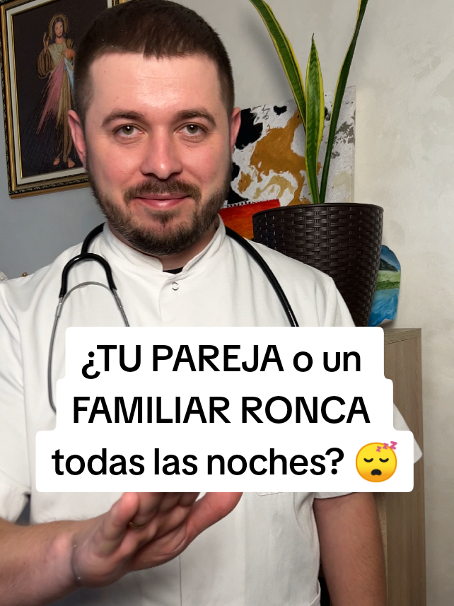 😴 Roncar no es una broma… puede ser una señal de APNEA DEL SUEÑO. Este video puede salvar una vida ❤️ Compártelo con quien más quieres 🙏 #apneadelsueño #ronquidos #salud #prevención #cuidadodelasalud 