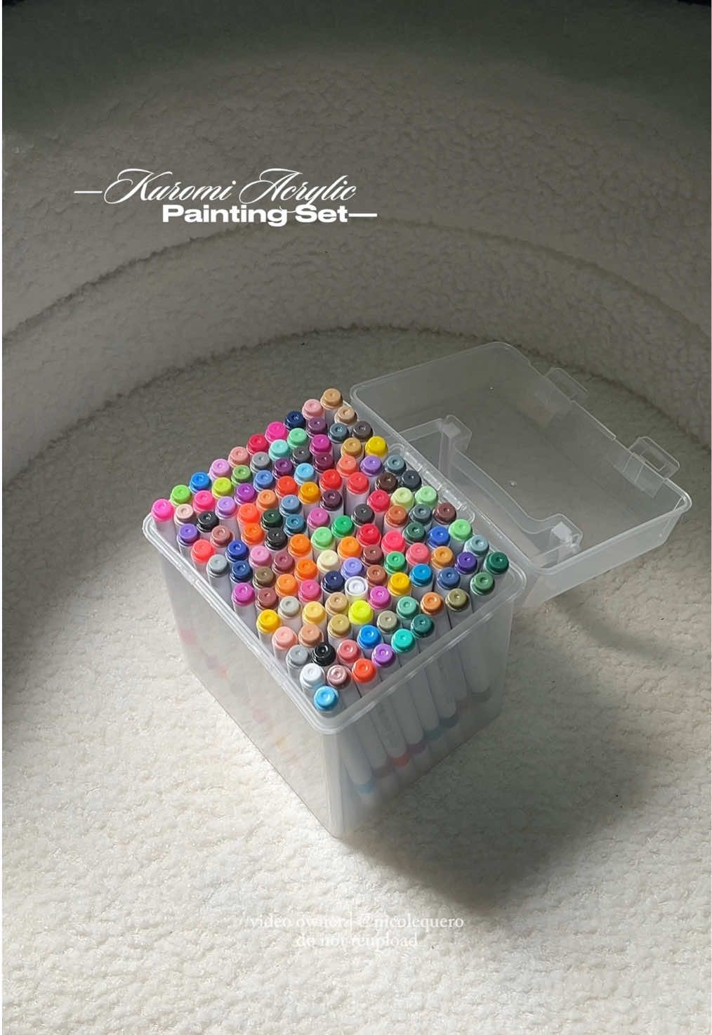 — get this Kuromi 120pcs acrylic colored marker set! 💜 cute, vibrant, and super pigmented — perfect as a gift! 🎨✨ #kuromi #acrylicmarker #coloredmarkers #color #giftideas 