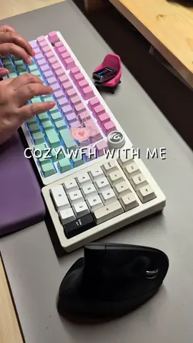 Part 134 | Weekend's finally here!💖 Hope you all get to rest and recharge this weekend. Here’s my Friday WFH vlog — just a little late again 😅☕ ⌨️ @Leobog_Keyboard Hi75c Pro and KIVO20 numpad from @Elecfoxph  🎙️@GOCHEK PHILIPPINES  #workfromhome #keyboardasmr #fyp #cozydesksetup #cozyathome  Work from home mom, working at home, cozy at home, cozy desk setup, creamy keyboard, thocky keyboard, cozy desk setup, home office, mini vlog, come work with me, a day in the life, remote work, virtual assistant, VA life