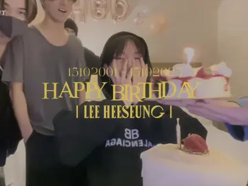 : happy birthday!! i hope he knows how much we love him and how much he helped us #heeseung #enhypen  #ywoncp #viral