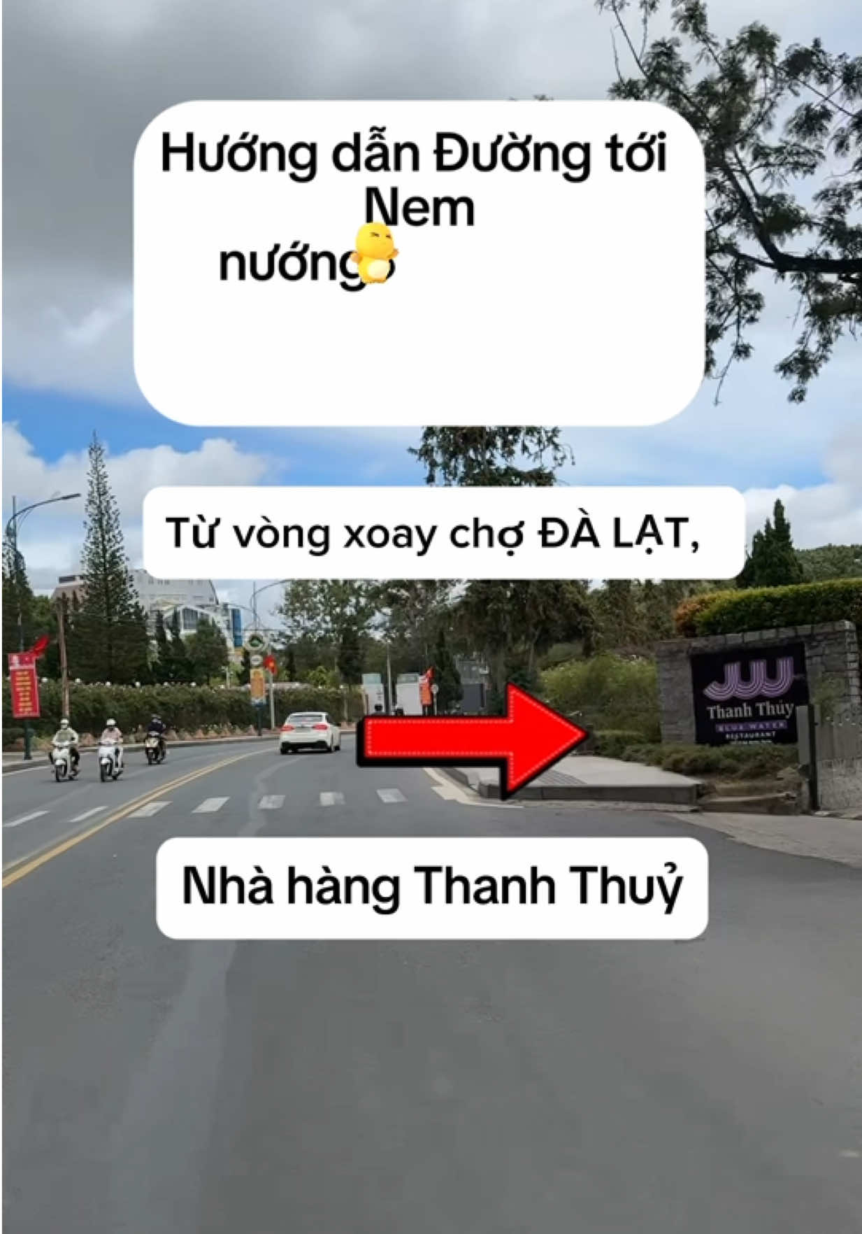 Hướng dẫn đường tới Nem nướng gia truyền Hà Tốt #dalatangi #xuhuongtiktok2025😘 #viralvideo #nemnuonghatot #monngondalat 