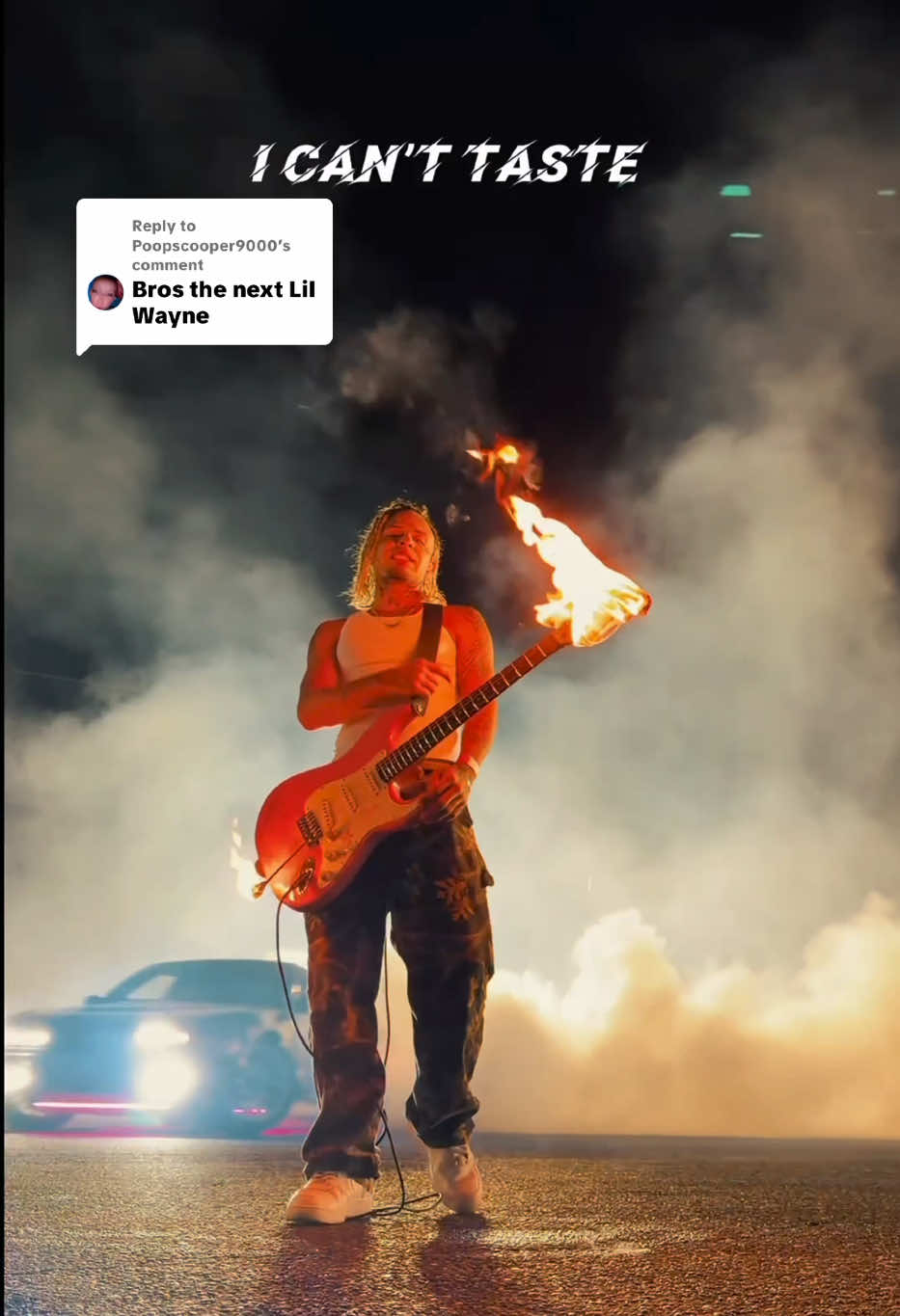 Replying to @Poopscooper9000 @Lil Wayne you really think so? 🤔 #guitarsolo #fire #fyp 