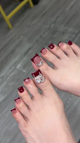 Nail chân #Thernails #Naildesign #nailchandapbot #Hocnailbinhtan #daotaohocvienchuyennghiep 