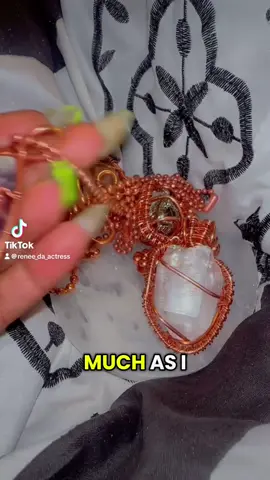 I usually never do reviews on products that I brought from off of the TikTok shop, but I feel obligated to give credit where it is absolutely due and so these two shops is where I have been purchasing my copper and crystals from and I’m so grateful that I have came across them because the work that they do is amazing. Please check them out if you have not already. @Juma 