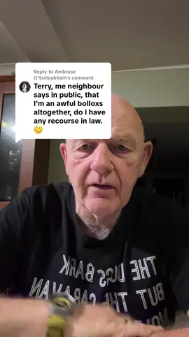 Replying to @Ambrose O'Suileabhain #irishlaw #terrygorry #terrygorrysolicitor #defamation 