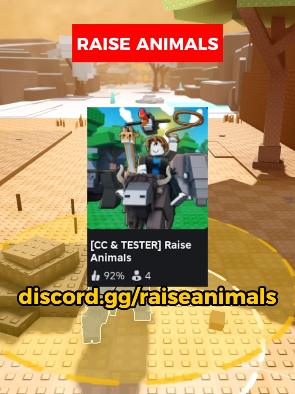 This New Roblox Game Is CRAZY Game: Raise Animals #fyp #roblox #robloxmemes #robloxgame #robloxedits 