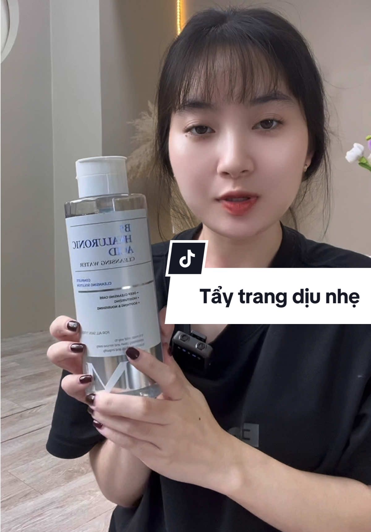 Tẩy trang nhẹ nhàng#dungmeocheck #nuoctaytrang 