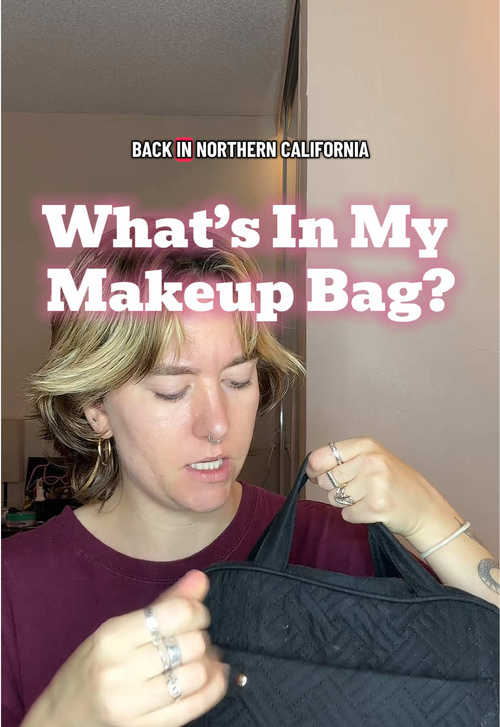 WIMB! This is my travel makeup bag that almost always has my go to products inside 🤩✨💋 #whatsinmybag #makeupbag #makeup 
