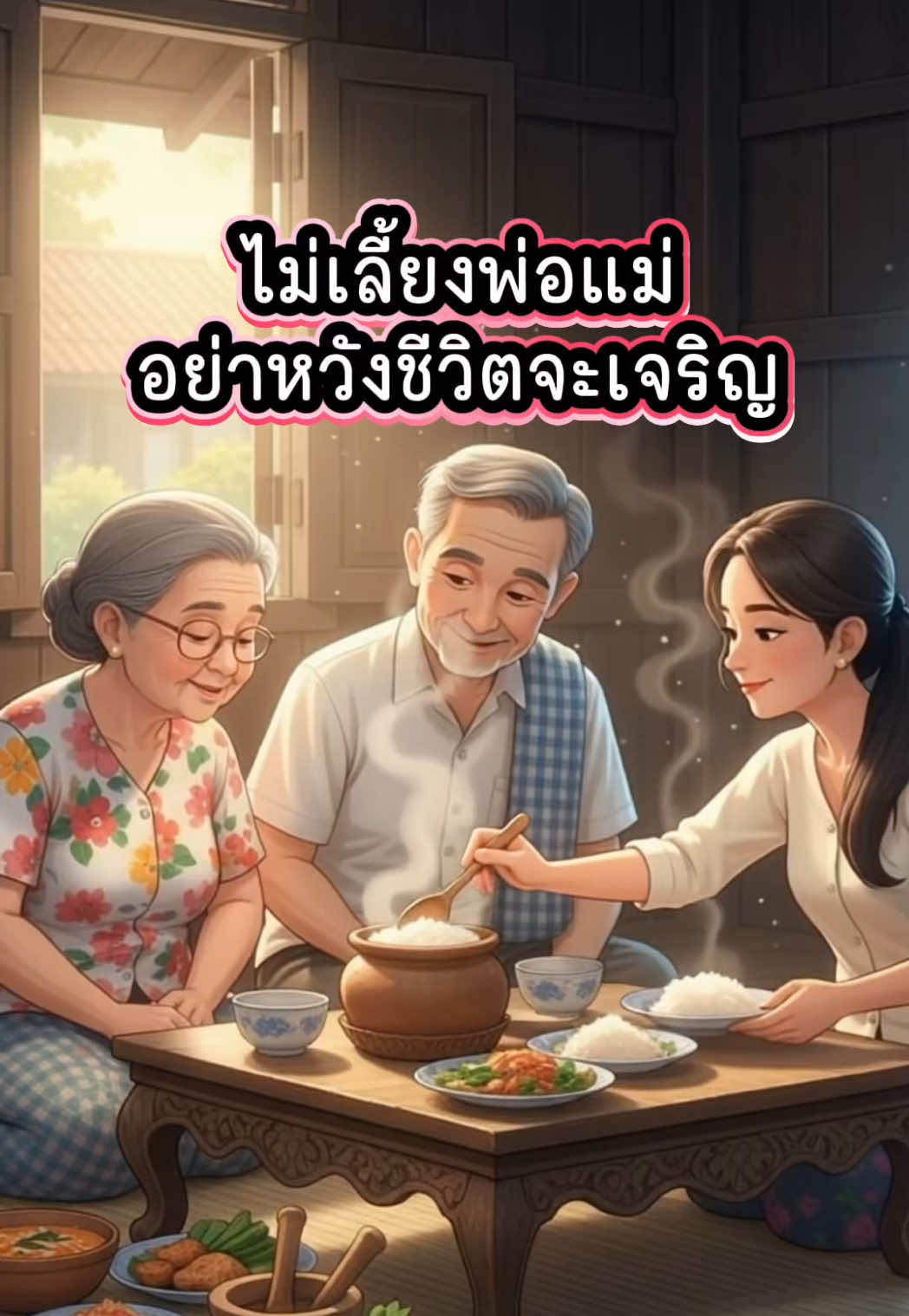 #ไม่เลี้ยงพ่อแม่ #อย่าหวังชีวิตจะเจริญ