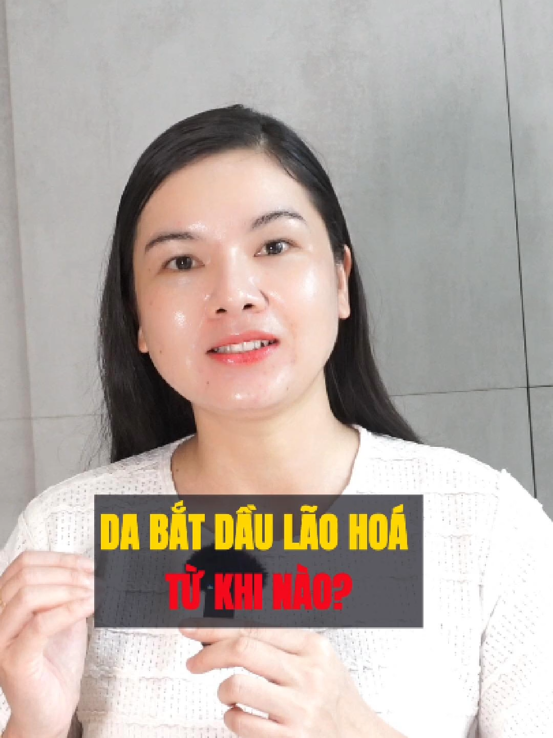 Da bắt đầu lão hoá từ khi nào? Lão hoá không đợi đến tuổi 30, quá trình lão hoá sẽ đến sớm hơn bạn nghĩ. #kemchongnang #cathydo #lamdepkhoahoc #laohoada