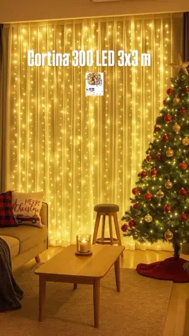 Casa com cara de Rica no Natal!!!   https://s.shopee.com.br/2Vj0yZylKT #Natal #decoração #led #luzes #cortina 