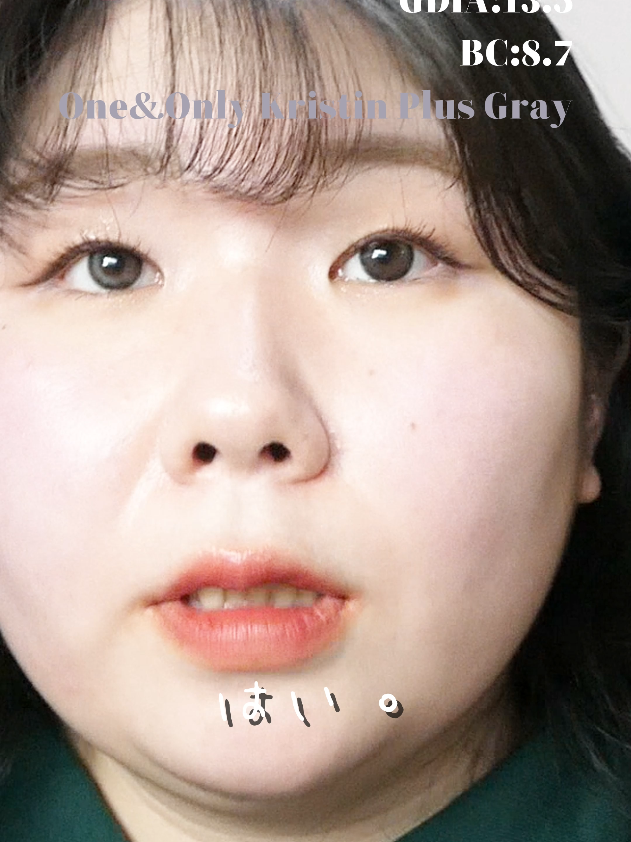 一重･奥二重の 大人気 #ウォニョンレンズ のワンアンドオンリーから大きめサイズ出た！カラコンレポ･:*+.#ハパクリスティン #ワンアンドオンリークリスティンプラスグレー  #ワンアンドオンリークリスティンプラス #One&OnlyKristinPlus #ハパクリスティン #hapakristin  ✔10%オフクーポンコード: ハパアンバサダー      #おすすめカラコン　#小さめカラコン　#カラコンレポ #韓国カラコン　#一重カラコン　#奥二重カラコン　#ハパクリスティン　#hapakristin  #メイク#コスメ#一重メイク#一重#무쌍메이크업#코덕#눈화장#韓国コスメ#韓国メイク#cosmetics#makeup#アイメイク#奥二重#奥二重メイク#カラコン#ピンクカラコン　#ナチュラルカラコン #バレないカラコン