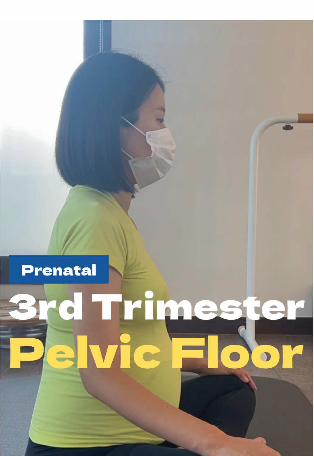 Prenatal pelvic floor exercises. #pelvicfloorexercises #pregnancy #prenatal #pelvicfloor #3rdtrimester 