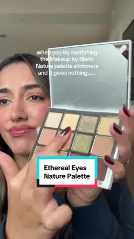 Ugh I was really excited about the colors in this palette #makeupbymario #makeupbymariopalette #etherealeyeseyeshadowpalette #etherealeyesnature 