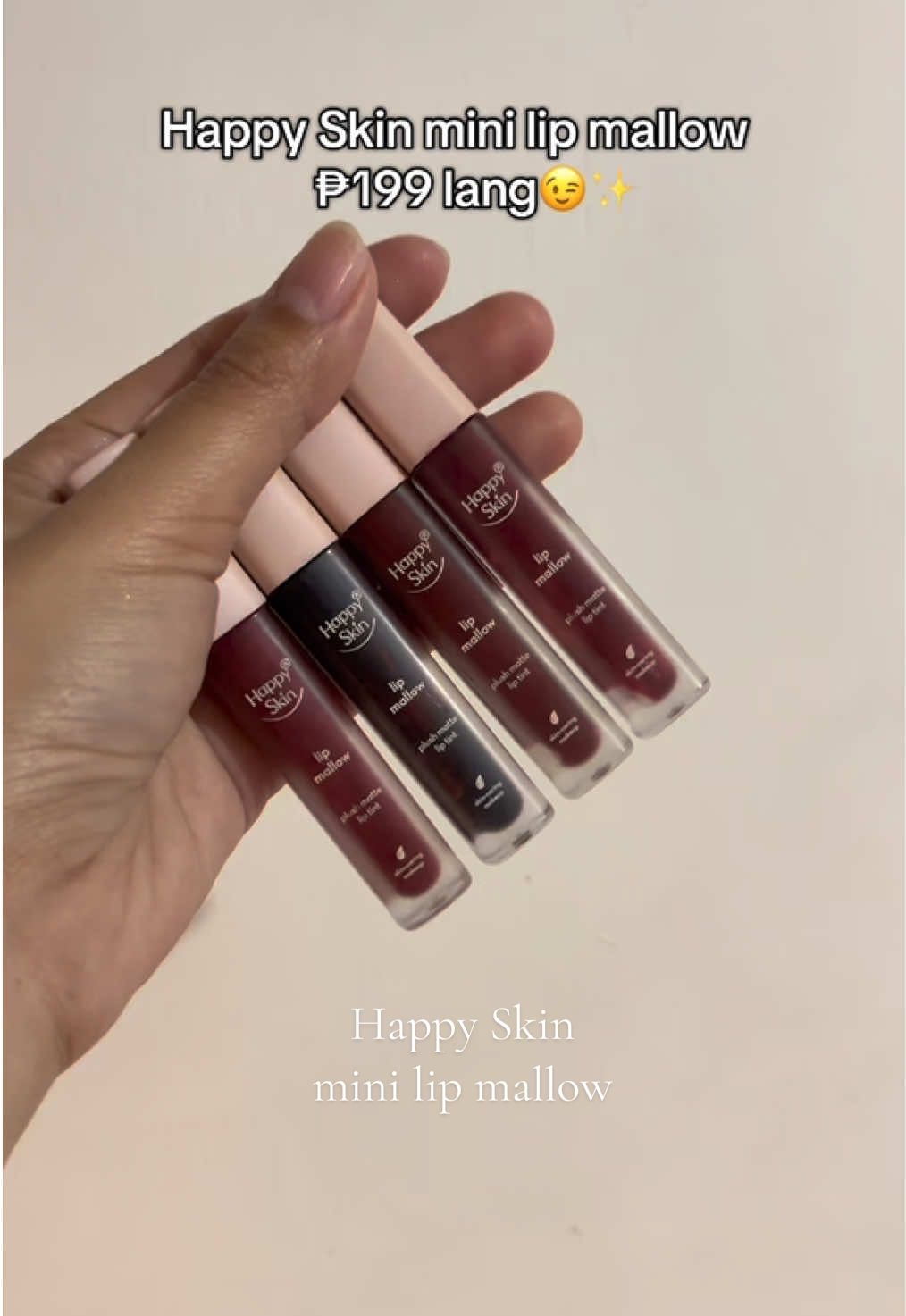 Nakasale pa rin @happyskinphil mini lip mallow tint bilisan nyo na!😉✨ #happyskin #lipmallow #lipmallowtint #liptint #happyskin 