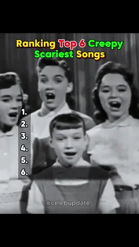 Ranking Top 6 Creepy Scariest Songs #music #fyp #playlist #scary #creppy 