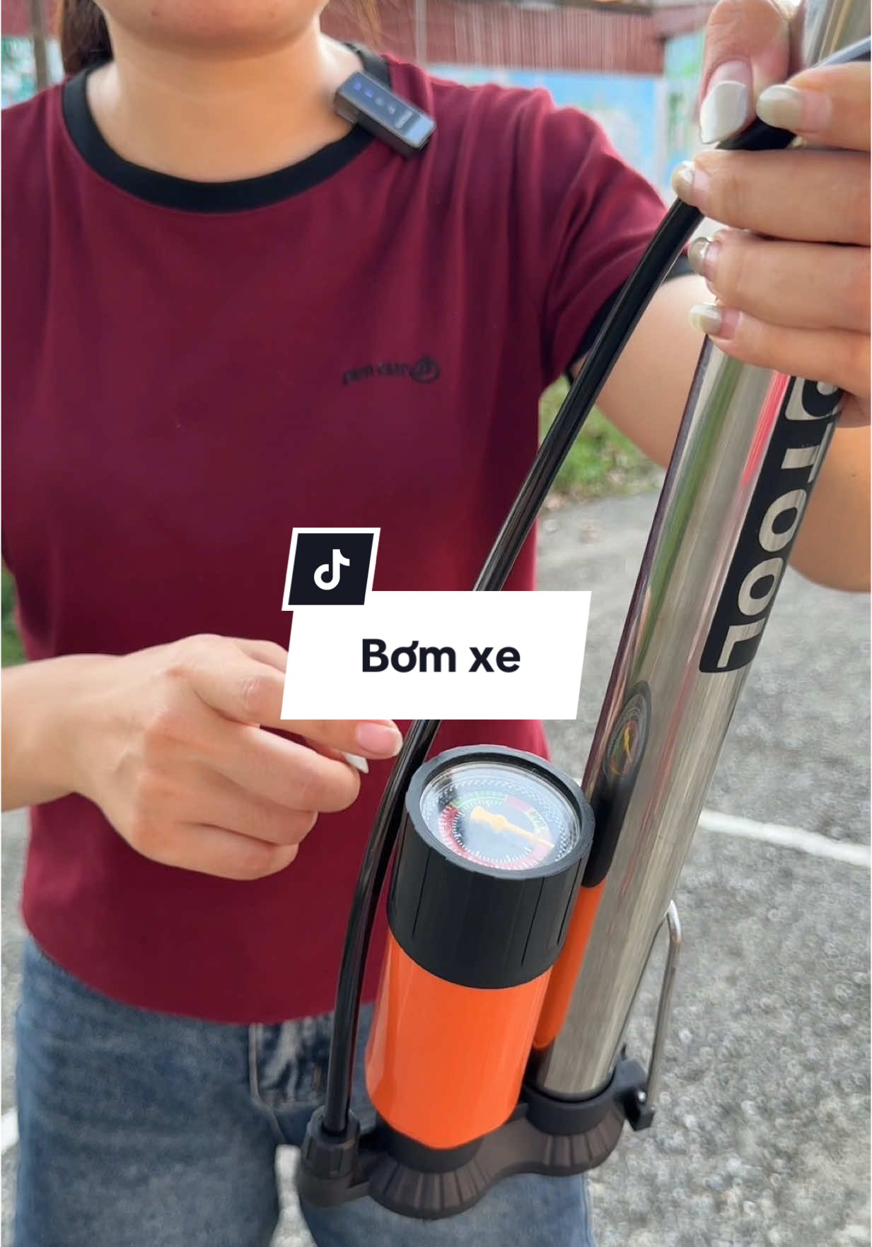 Bơm xe đạp xe máy kiotool #bomkiotool #bomxe #bomxemay #bomxedap #bomtay 