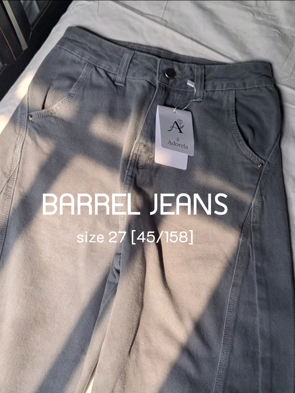 #fyp #promomakangajian #promoseruweekend #jeanspetite #barreljeans 