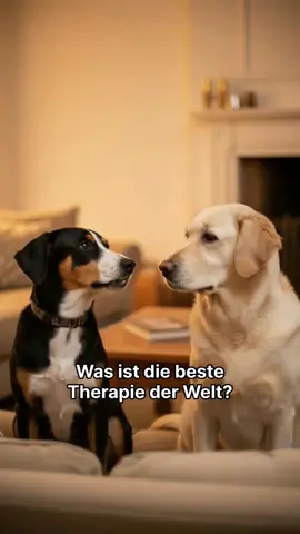 Die beste Therapie hat Fell, Herz und null Selbstbeherrschung beim Essen. 💛🐾 Manchmal braucht’s keine Worte – nur warme Schnauzen und geklaute Pommes. 🍟✨ #hundehumor #amyundlilo #fellnasenliebe #hundeliebe #dogsoftiktok  