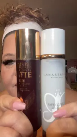 Setting spray powder melt #makeup #makeupcontentcreator #makeuptutorial #makeuphacks #anastasiabeverlyhills 