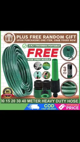 HEAVY DUTY WATER HOSE #legit💯  #veryuseful  #veryaffordableprice👌  #fyppppppppppppppppppppppp  #tiktokaffiliatemarketing 