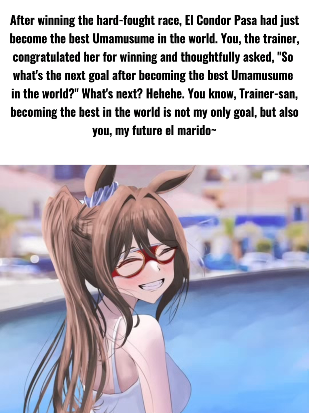 El Condor Pasa oh the woman you are♥️ #fyp #umamusume #relatable #viral #elcondorpasa 