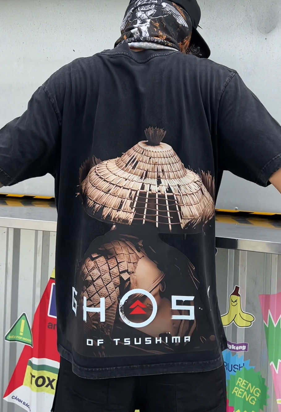 This tee hits like a katana slash ⚔️ Quiet but deadly drip #GhostOfTsushima #SamuraiStyle #WashedFit #StreetwearLook #GamingTee     