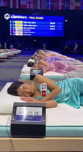 Trần Ánh Ngọc vô địch bộ môn ngủ tại Olimpic sora với hơn 20 tiếng ngủ liên tục 😄 #fyp #trending #viral 