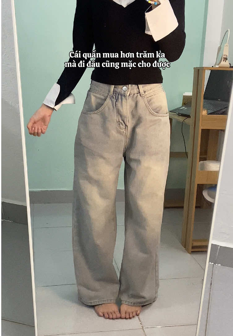 Form quần đỉnh của chóp #quanjean #calemclub #phoidoxinh #OOTD #outfit 