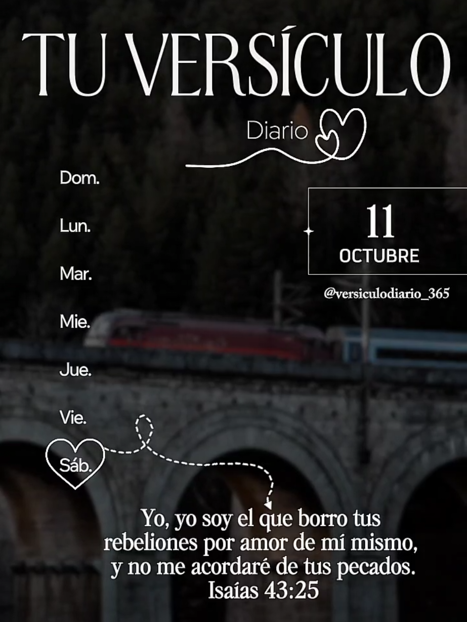 TU VERSÍCULO DE HOY 🙌 📖 ❤️‍🔥 