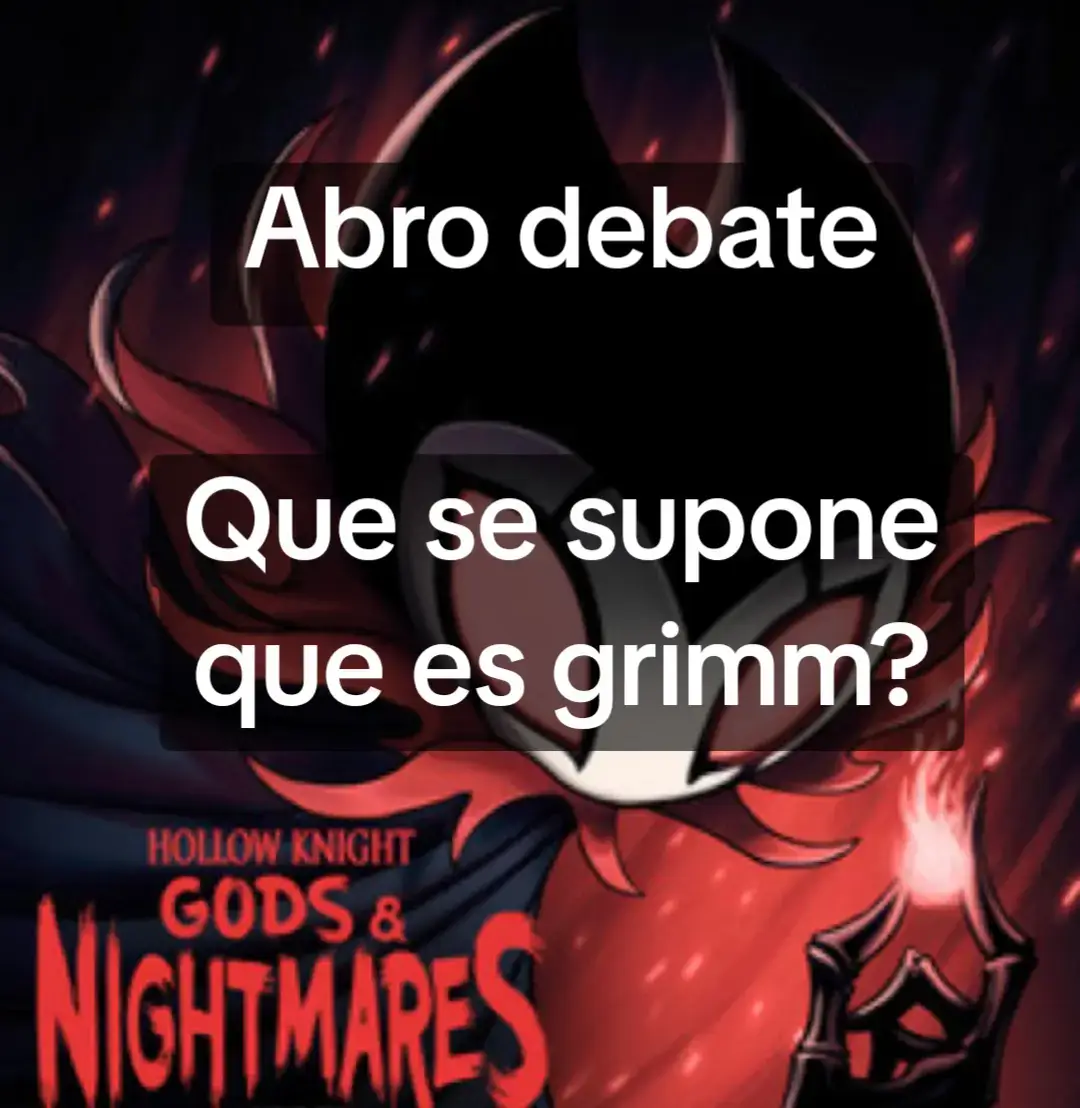 de verdad que no tengo ni idea, y si en este vídeo me convenceis de que es una araña, puedo empezar a teorizar cosas sin sentido y relacionarlo con las tejedoras  #silksong #hollowknight #hollowknightsilksong #grimm #curiosidades 
