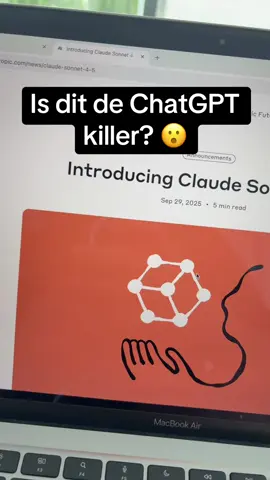 Dit nieuwe model van anthropic genaamd claude sonet 4.5 is echt geniaal! Probeer het zelf uit en laat weten wat jullie hiervan vinden. 