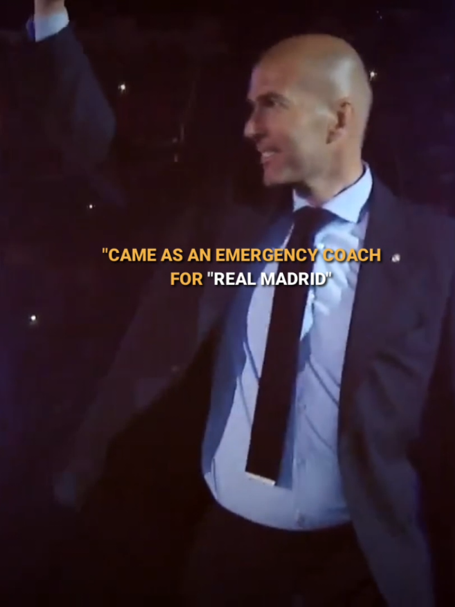 AND BECAME THE GREATEST COACH OF REAL MADRID HISTORY 👏 #fpyシ #cr7cristianoronaldo #goat🐐 #zidane #ucl 