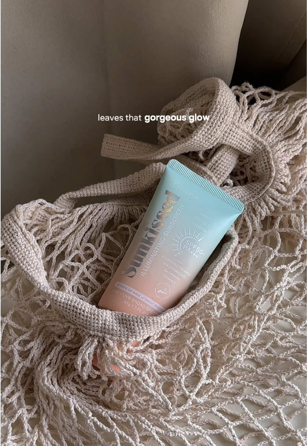 who else loves this illuminating sunscreen? 🥹  #barefaced