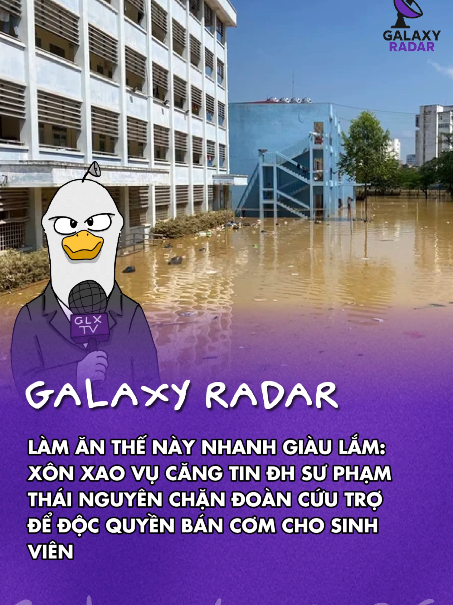 Xôn xao thông tin căng tin trường ĐH SP Thái Nguyên chặn đoàn cứu trợ để bán suất cơm cho sinh viên #glxnetwork #tintuc #tintuc24h #tiktoknews