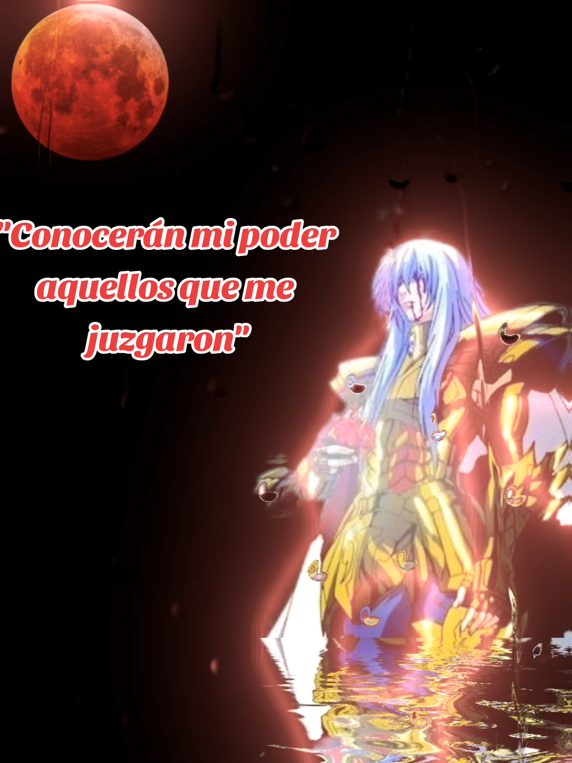 🤜Muchos te juzgarán sin conocer el poder que llevas dentro y de lo que eres capaz.💪#frasesmotivadoras #caballerosdelzodiaco #opening #piscis #poder 